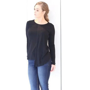 Layered long sleeve top